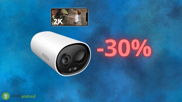Telecamera WiFi da esterno: lo sconto del 30% è da URLO su Amazon