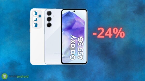 Samsung Galaxy A55: sconto del 24% e prezzo in forte CALO su Amazon