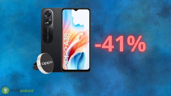 Oppo A38 con sconto PAZZESCO su Amazon: offerta del 41%