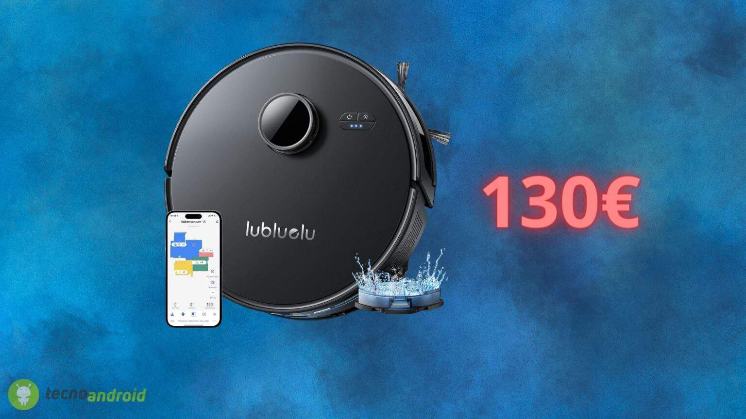 Robot aspirapolvere a 130 euro su Amazon: il prezzo è CROLLATO