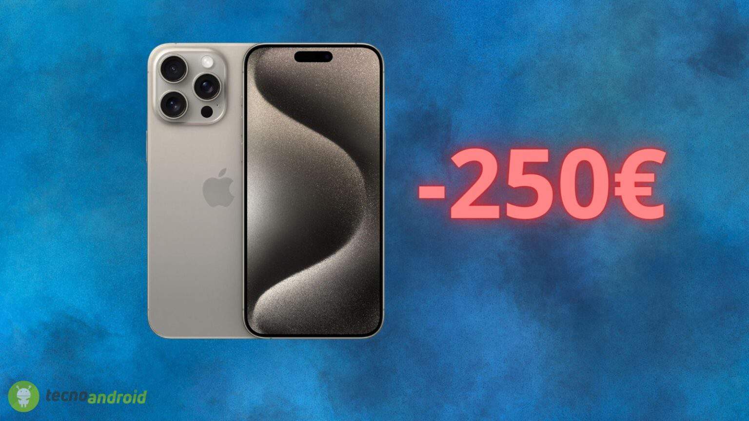 Apple iPhone 15 Pro Max scontato su Amazon: il prezzo è da PAZZI