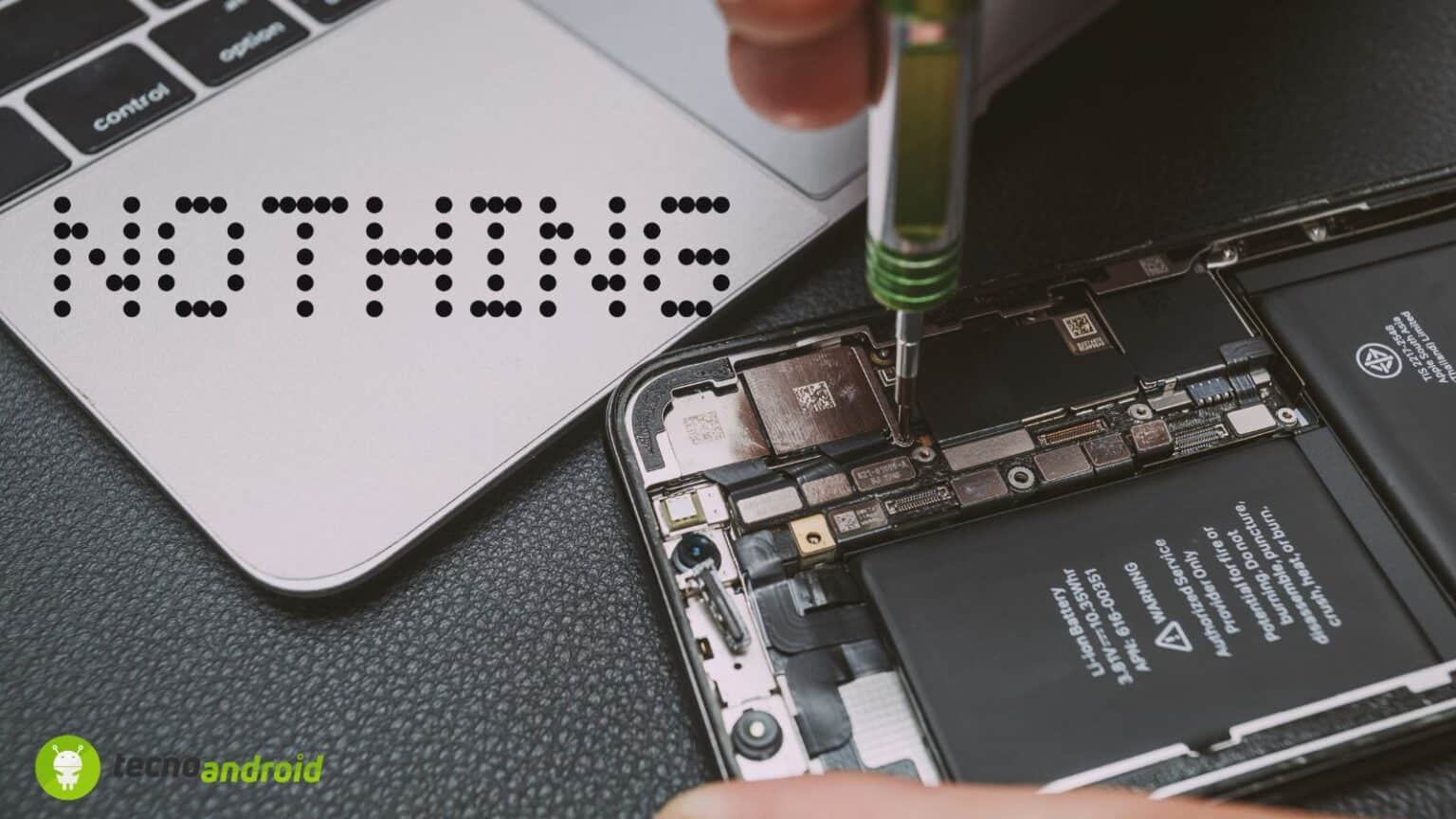 Nothing lavora ad uno smartphone Android riparabile fai da te?
