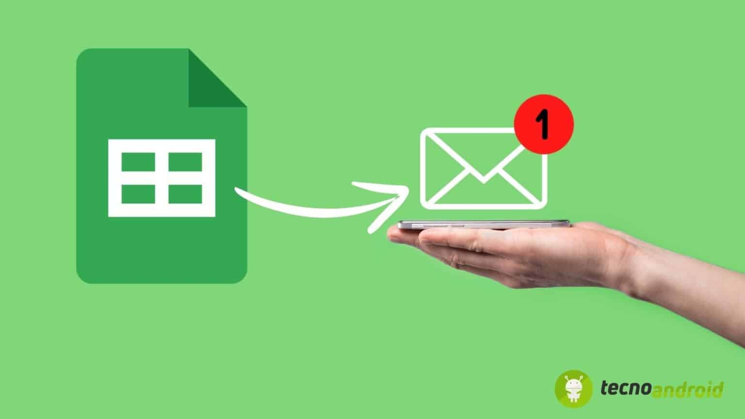 Google Fogli: in arrivo notifiche email per ogni accesso