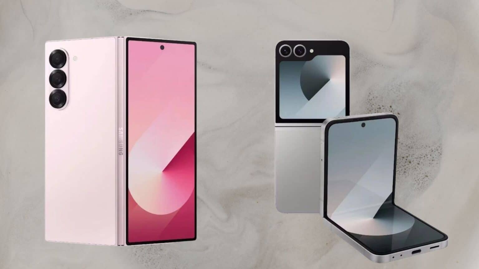 I nuovi Samsung Galaxy Z Fold 6 e Z Flip 6