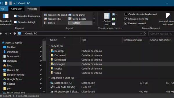 Windows 11, ecco la novità di esplora file su Android