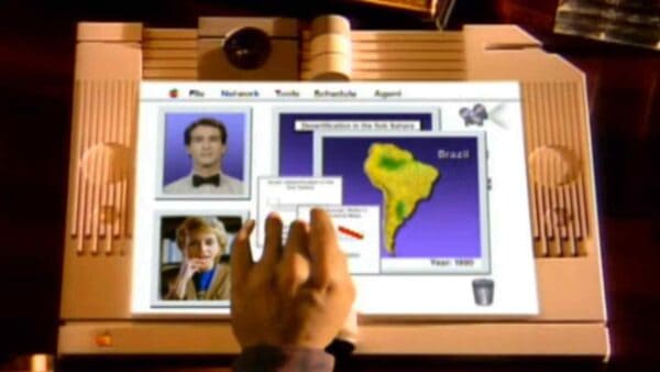 Le radici dell'IA di Apple potrebbero essere molto più lontane nel tempo di quanto immagini, con il Knowledge Navigator del 1987.