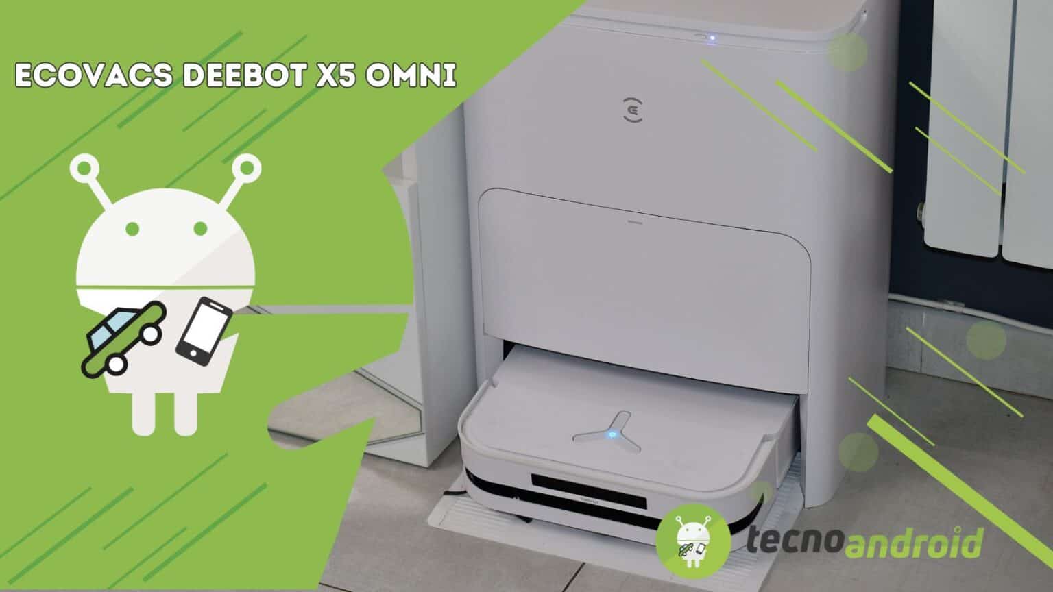 ECOVACS Deebot X5 Omni: il robot perfetto per casa che lava e aspira