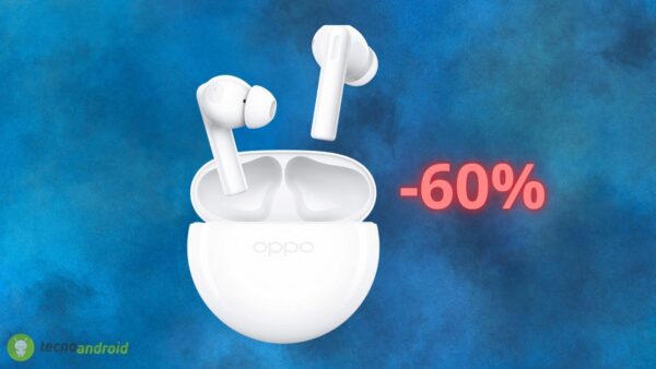 Oppo Enco Buds2: OFFERTA FOLLE del 60% su Amazon