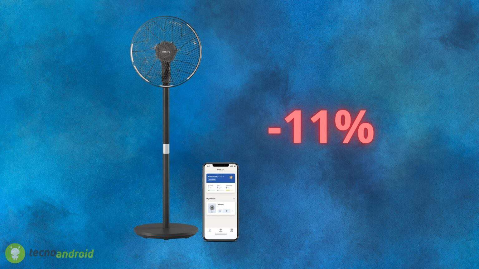 Ventilatore smart PHILIPS: sconto da non perdere su Amazon