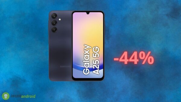 Samsung Galaxy A25: offerta incredibile su Amazon con sconto del 44%