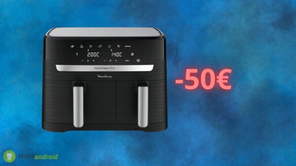 Moulinex, friggitrice ad aria in SUPER SCONTO su Amazon