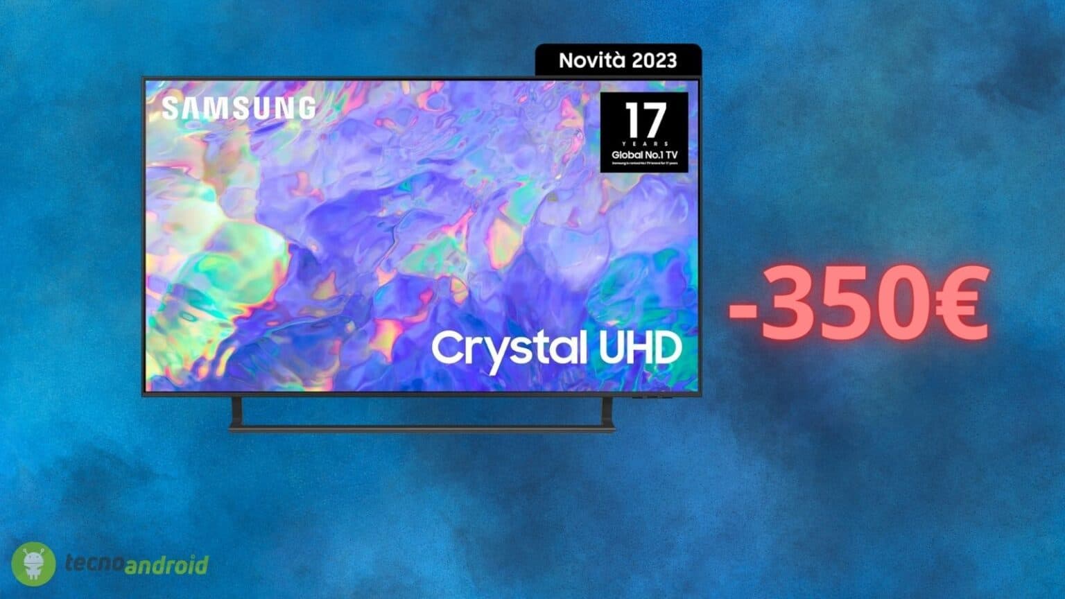 Smart TV Samsung: 350 euro di SCONTO ed un prezzo ASSURDO su Amazon