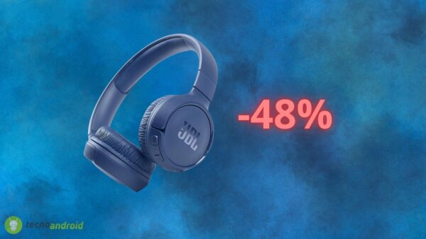 Cuffie JBL Tune 510BT al prezzo più BASSO di sempre su AMAZON