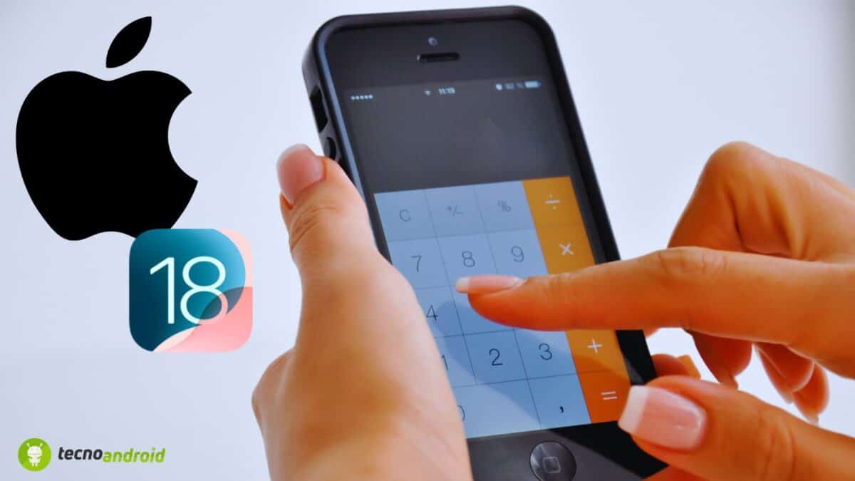 Apple iOS 18: la vera innovazione sarà la calcolatrice