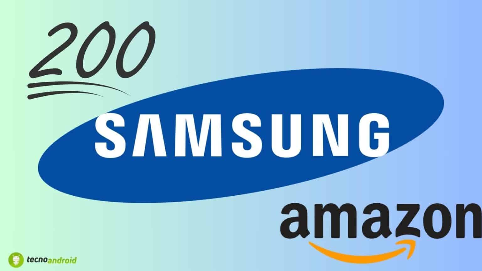 Samsung: su Amazon disponibili 200euro di sconto