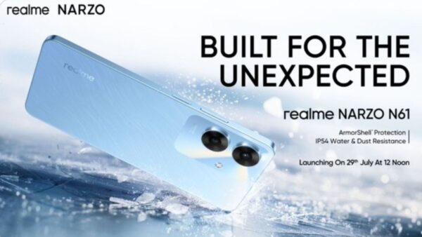 Realme narzo n61 teaser
