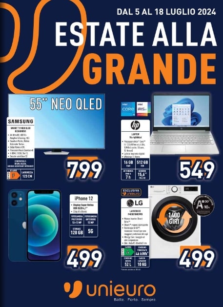 Screenshot 2024-07-08 091517 volantino unieuro