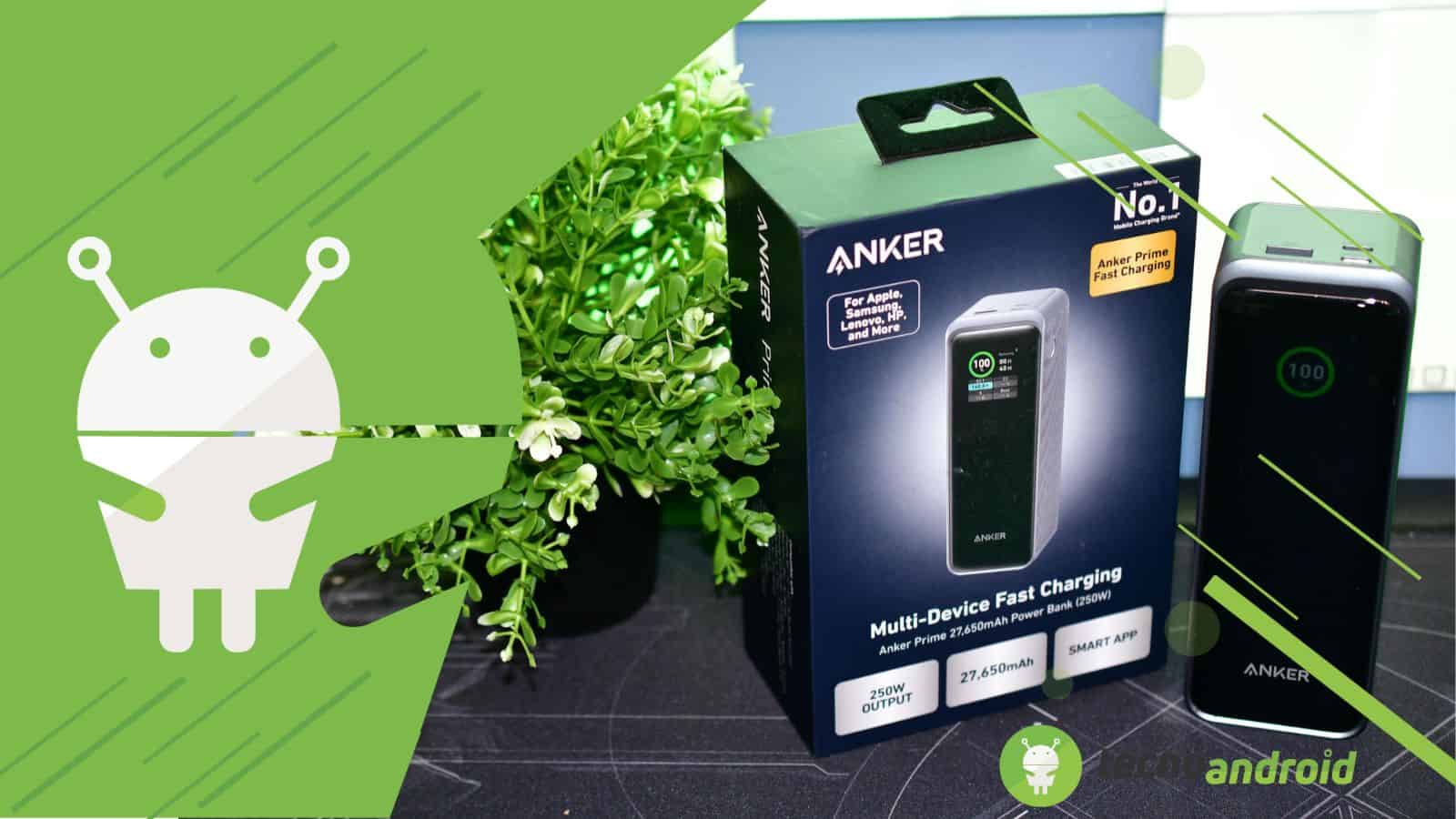 Anker Prime da 27650mAh 250W: il powerbank che carica anche un MacBook Pro – Recensione