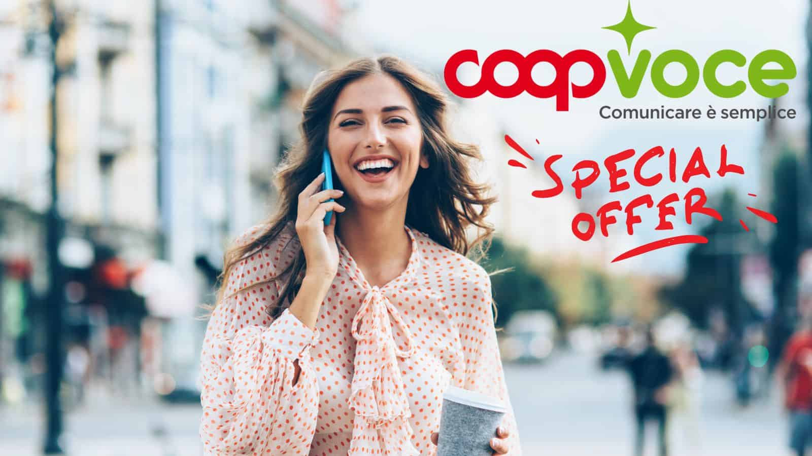 CoopVoce: l’OFFERTA speciale di agosto a soli 5,90 euro al mese
