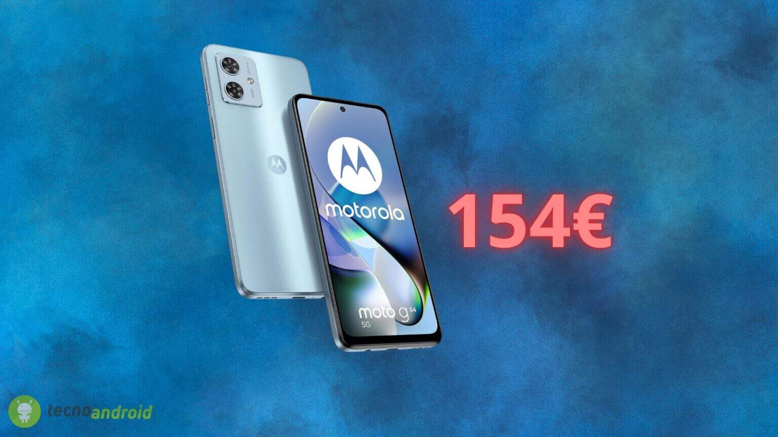Motorola Moto G54: prezzaccio su Amazon, sconto di 100 euro