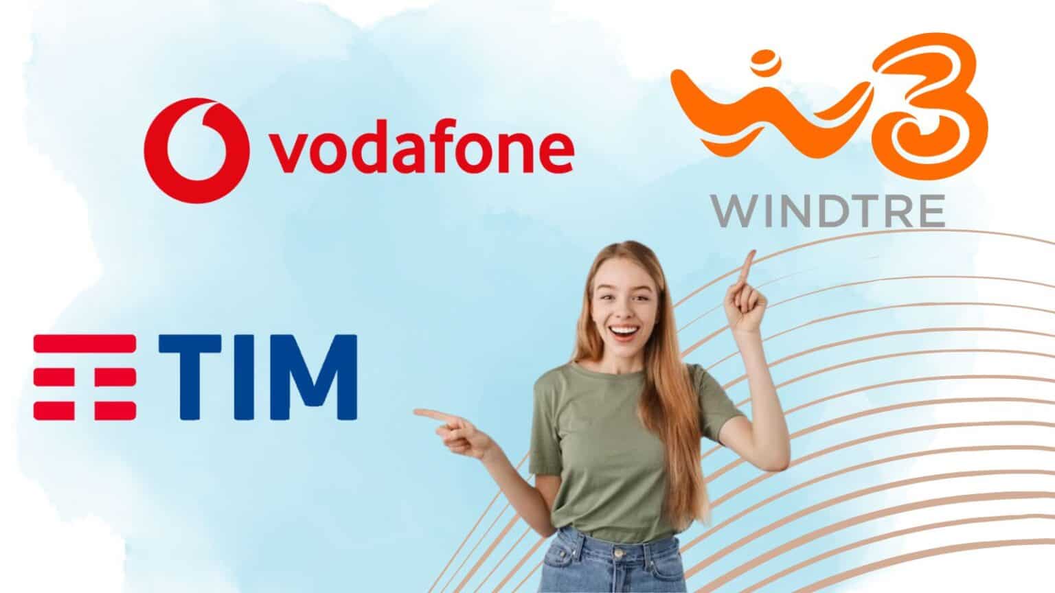WindTre, Tim e Vodafone