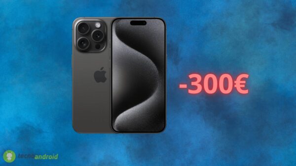 Apple iPhone 15 Pro: il prezzo è SURREALE su Amazon, quasi 300 euro di sconto