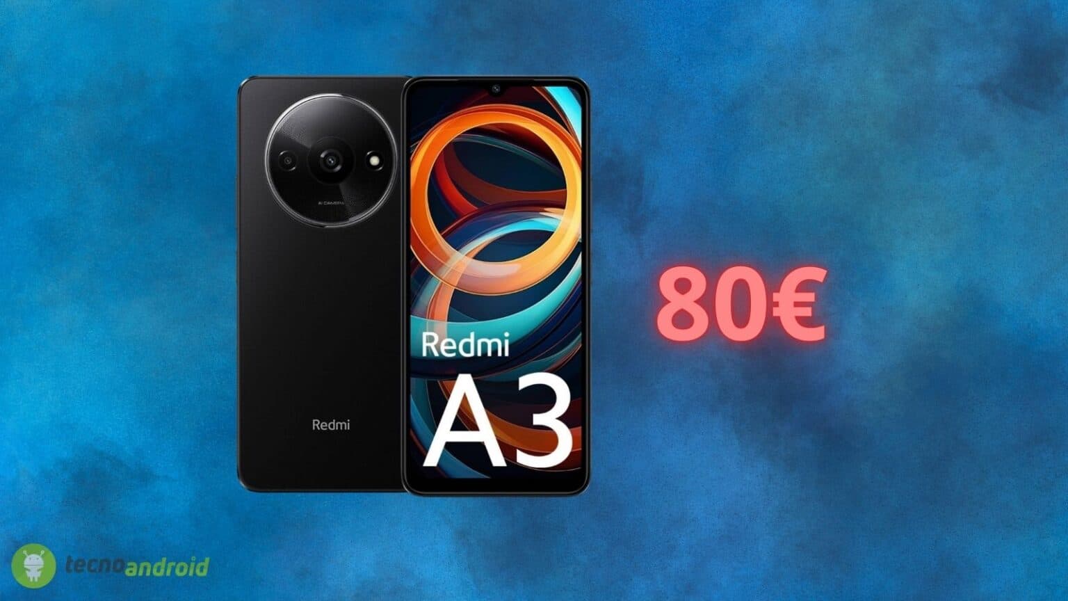 Xiaomi Redmi A3 costa solo 80 euro su Amazon