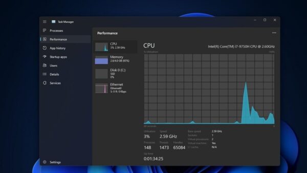 Task Manager: novità sui dischi NVMe e SATA per Windows 11