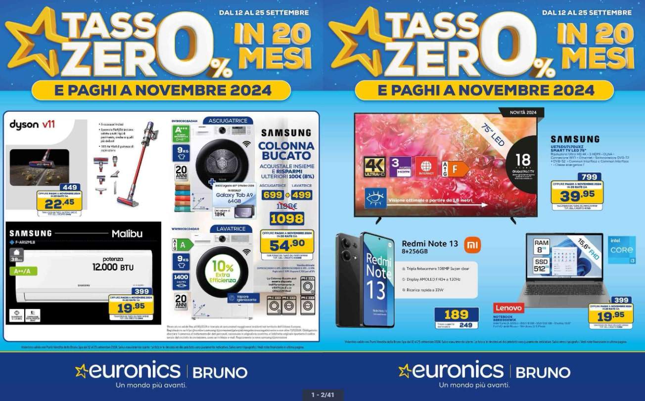 Screenshot 2024-09-12 102052 Euronics: la tecnologia al MIGLIOR PREZZO in assoluto