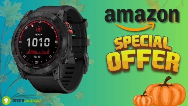 Amazon: offerta MOSTRUOSA sullo smartwatch Garmin fēnix 7X Solar
