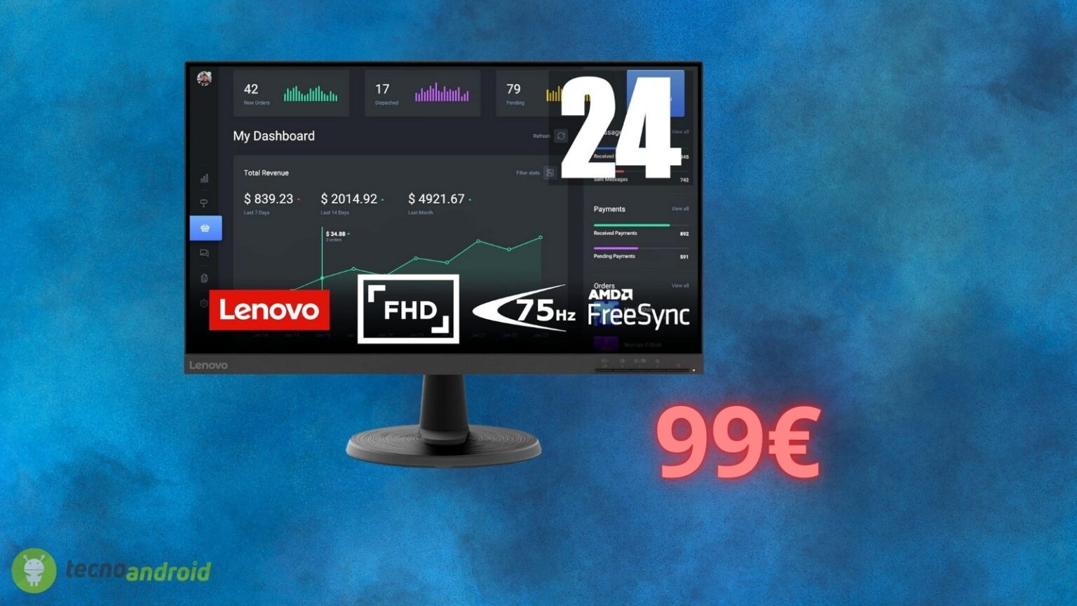 Amazon è PAZZA: offerta sul monitor LENOVO praticamente GRATIS