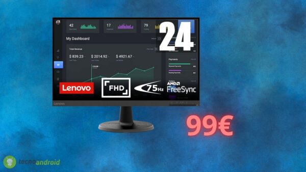 Amazon è PAZZA: offerta sul monitor LENOVO praticamente GRATIS