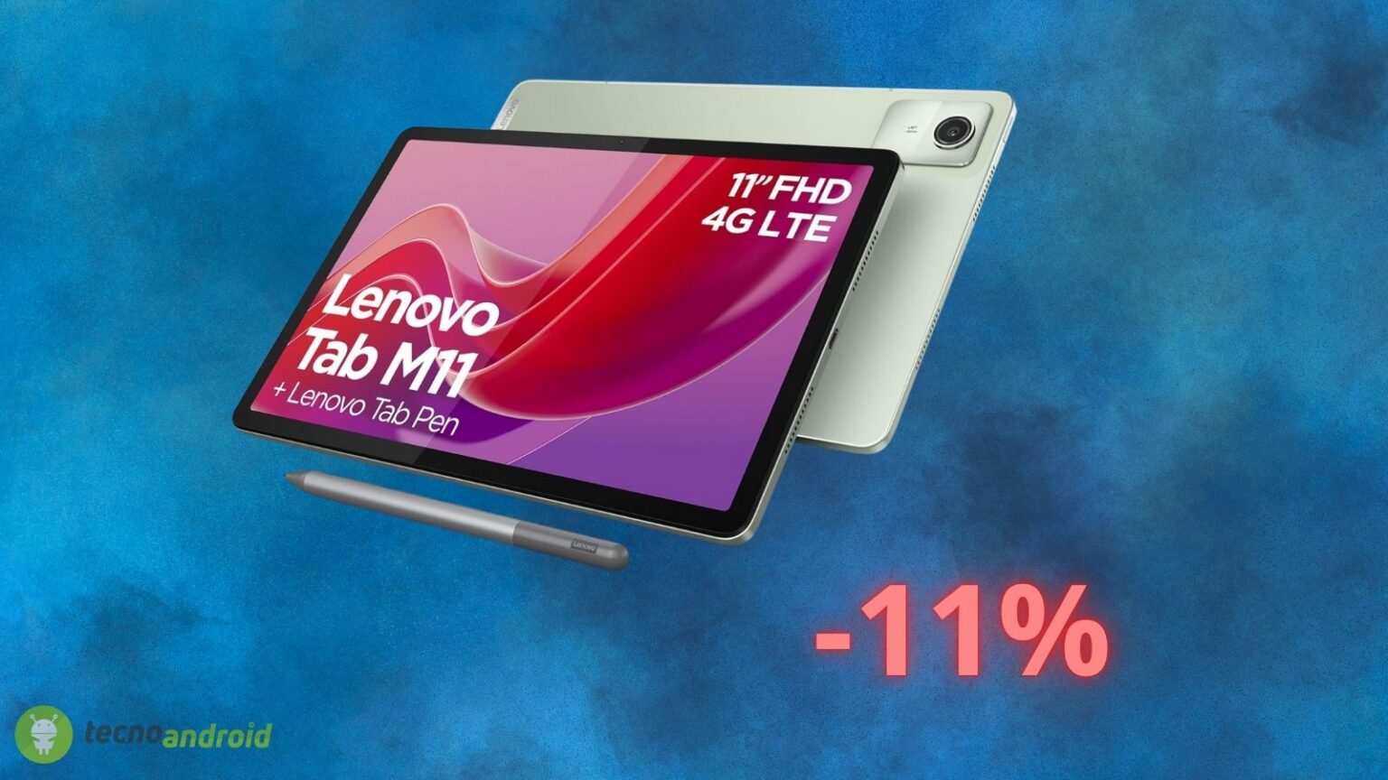 Tablet LENOVO Tab M11 in OFFERTA da non credere su Amazon