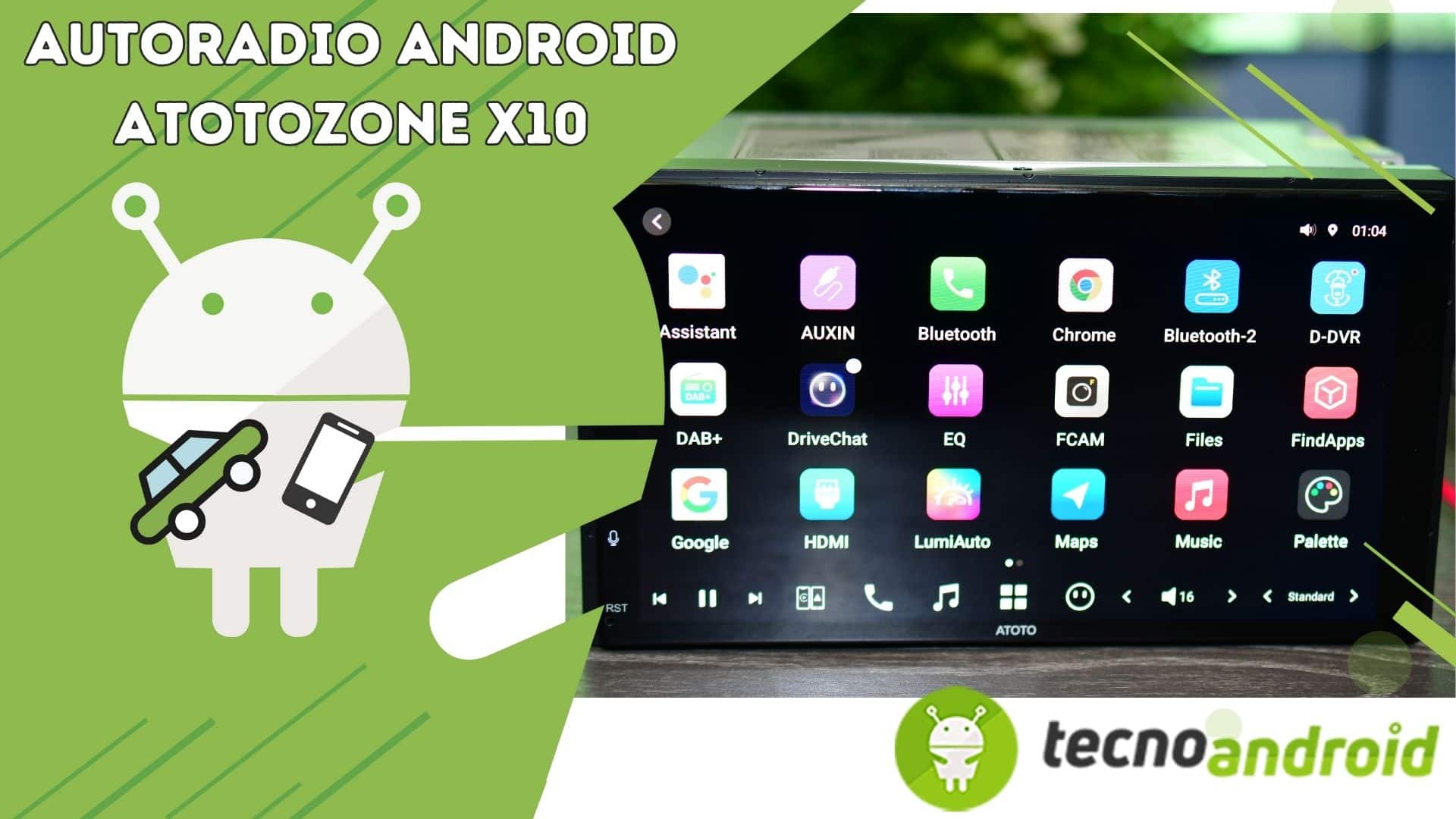 ATOTOZONE X10: l’autoradio Android che porta ChatGPT in macchina, la recensione