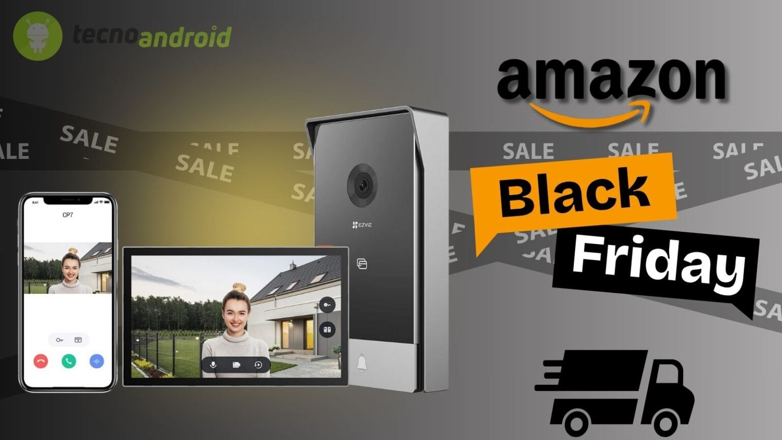 Black Friday Amazon FOLLE: sconto pazzesco sul videocitofono smart EZVIZ