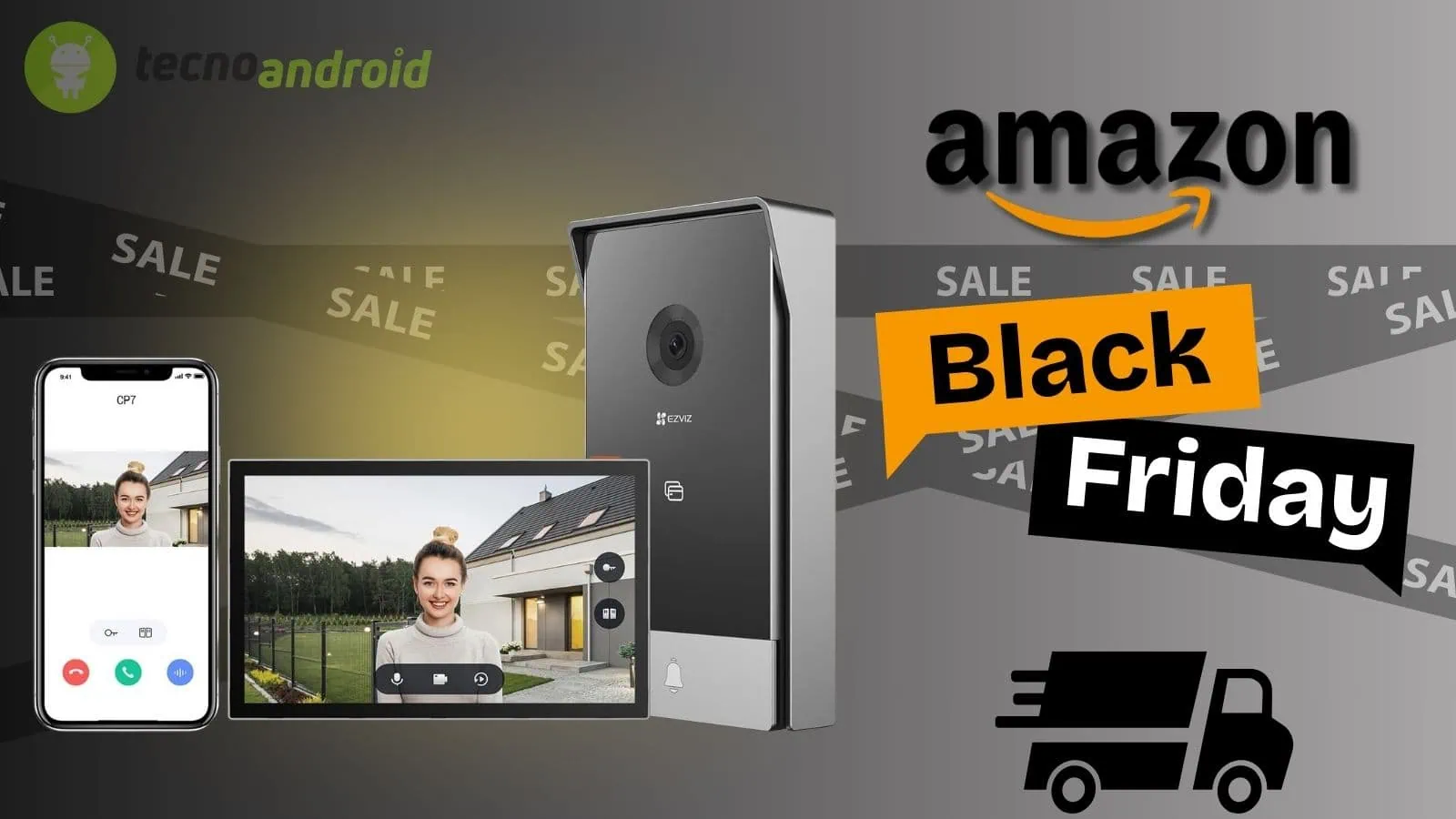 Black Friday Amazon FOLLE: sconto pazzesco sul videocitofono smart EZVIZ