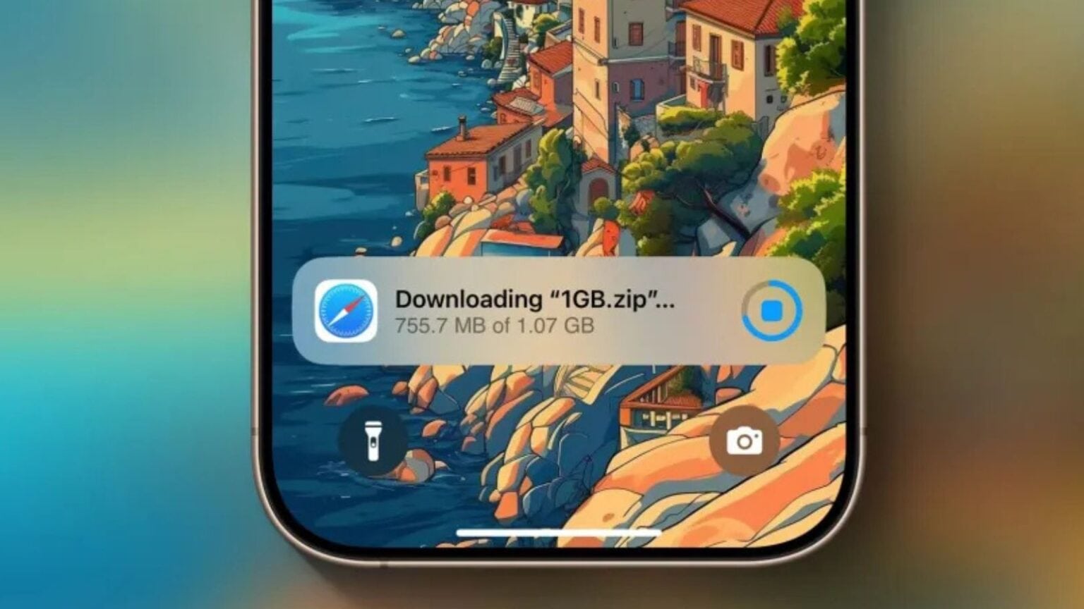 iOS 18.2 porta le Live Activity per il download di Safari