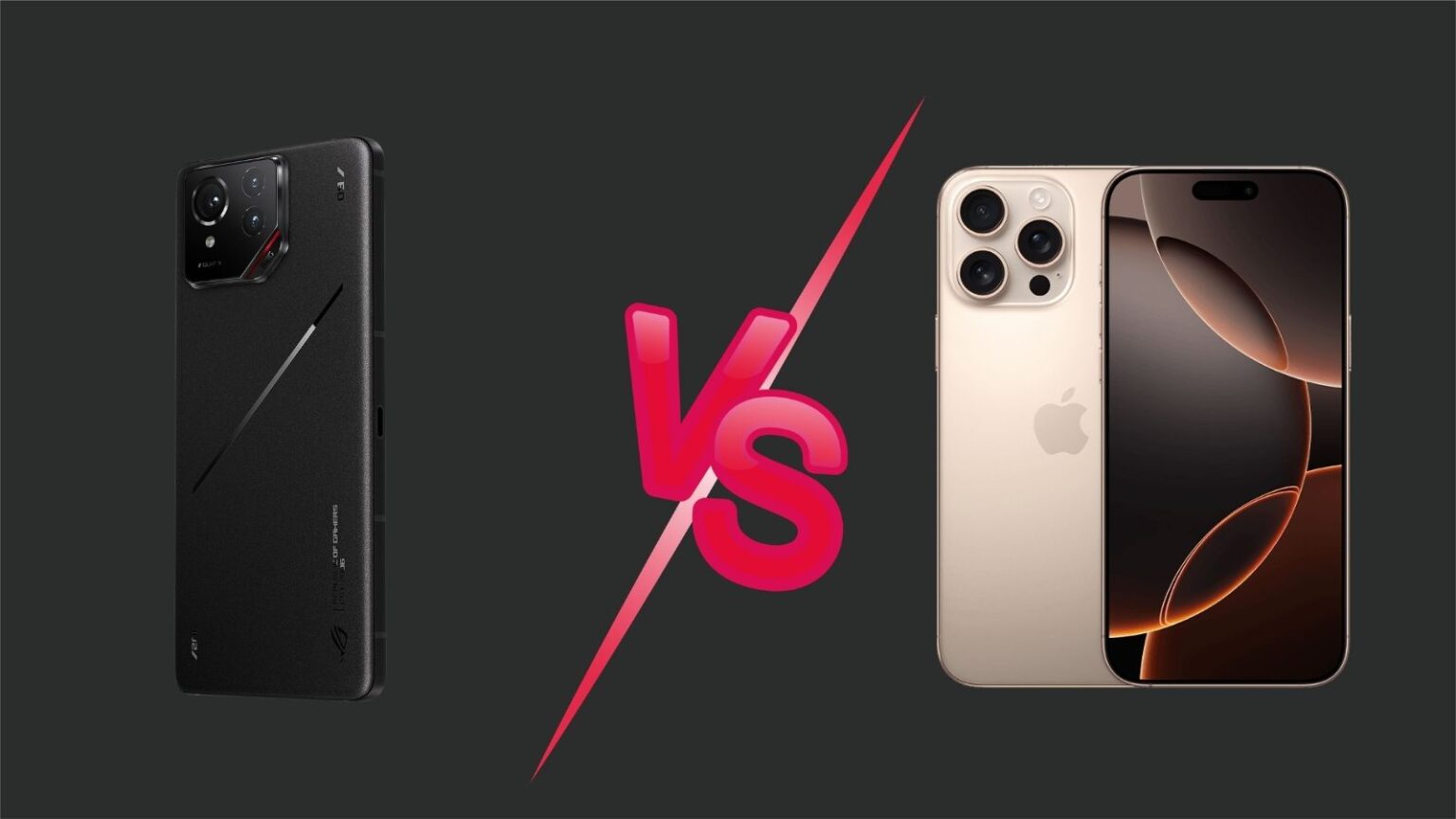 iPhone 16 Pro Max vs ROG Phone 9 Pro: la sfida è sul gaming