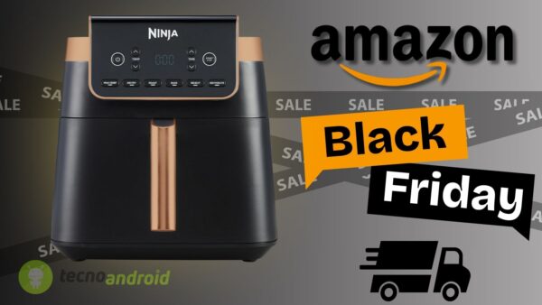 Sconto del 37%: friggitrice ad aria Ninja MAX PRO in promo Black Friday Amazon