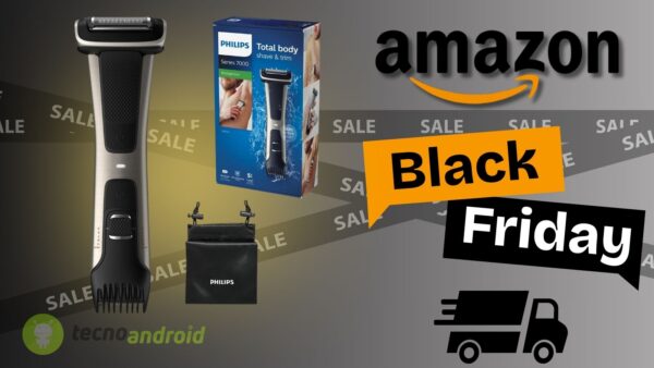 Amazon Black friday: OFFERTA SHOCK su rasoio Philips Bodygroom 7000