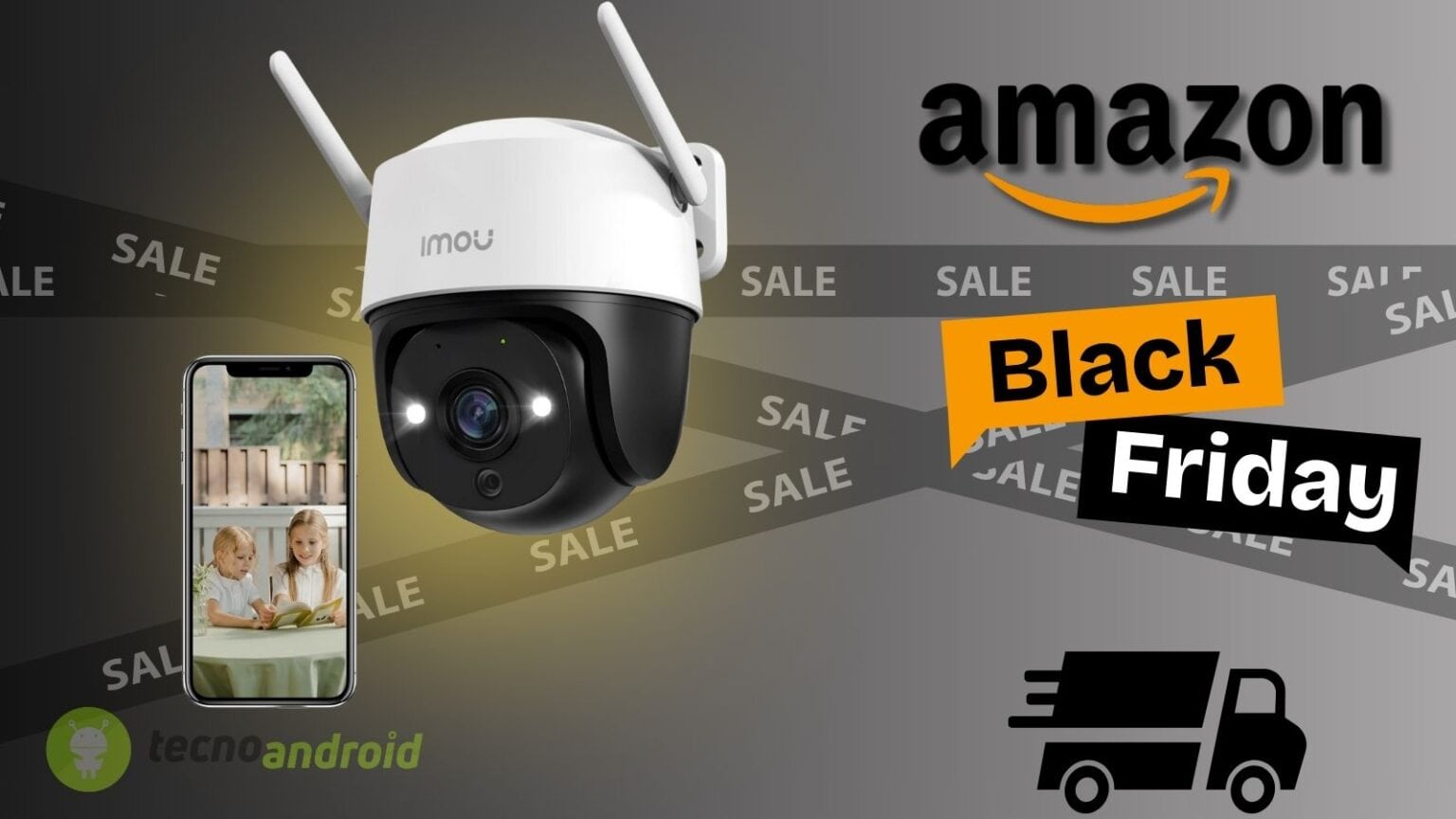 Amazon: grande sicurezza con la telecamera Wi-Fi Imou 360° in offerta Black Friday