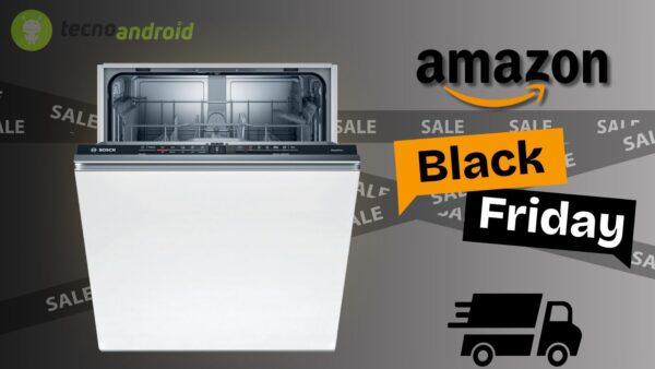 Amazon Black Friday: lavastoviglie da incasso Bosch al 37% di sconto