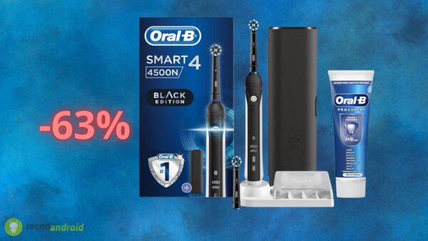 Spazzolino elettrico ORAL-B in sconto del 63% con il Black Friday di Amazon