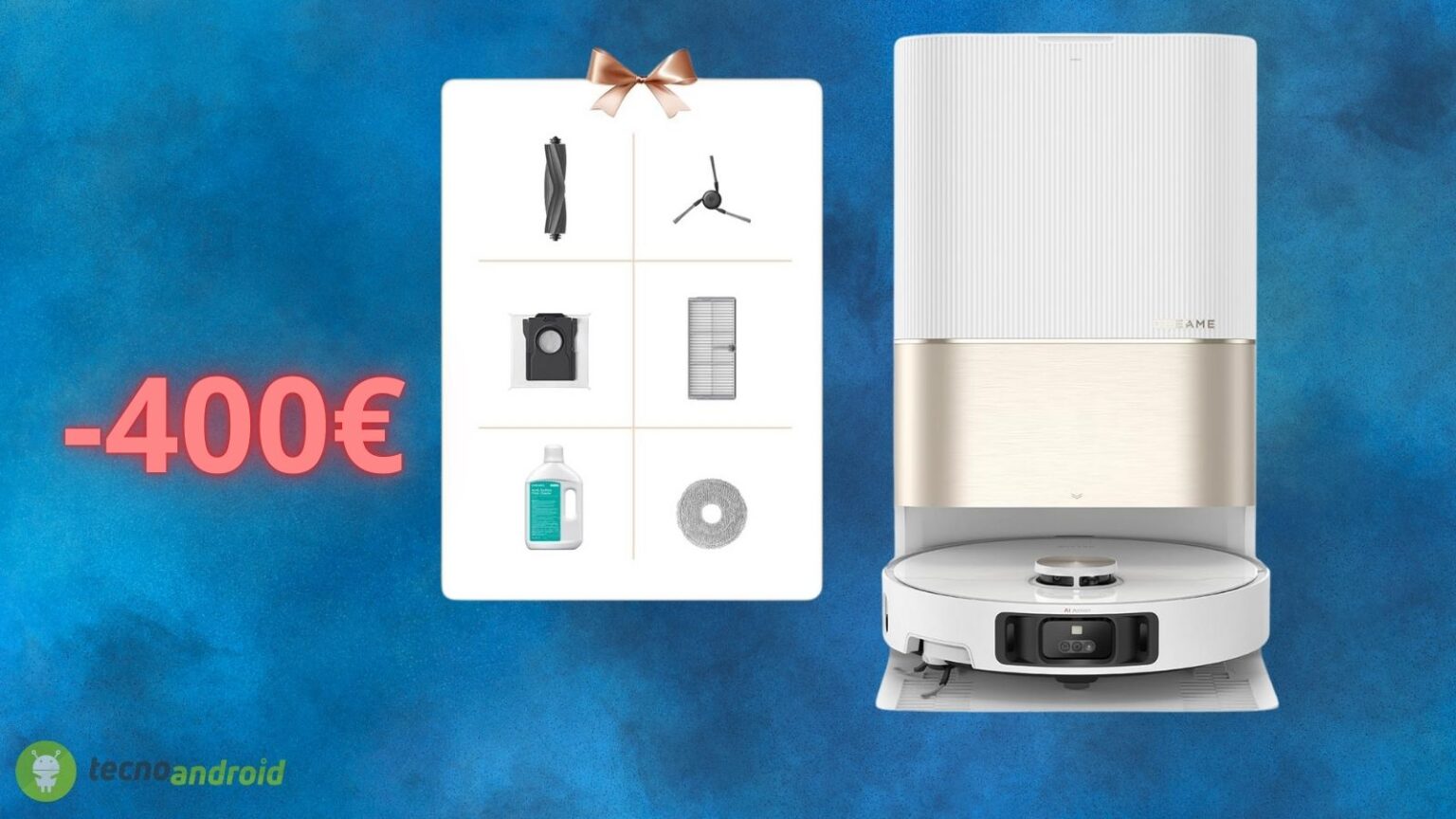 Dreame X40 Ultra in sconto di 400 euro con l'offerta BLACK FRIDAY di Amazon