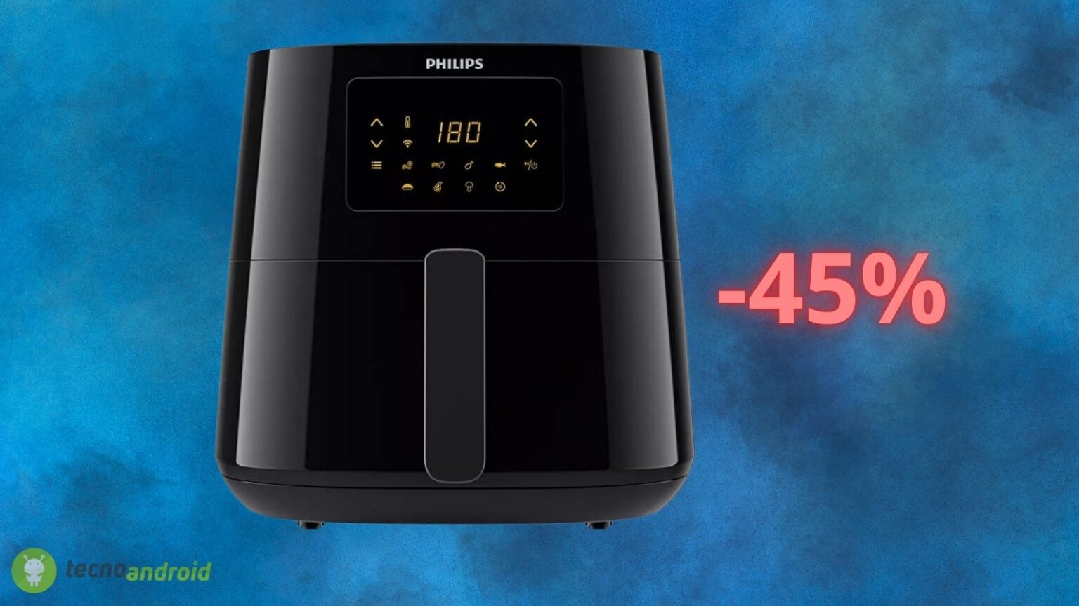 Friggitrice ad aria PHILIPS in sconto del 45% su Amazon