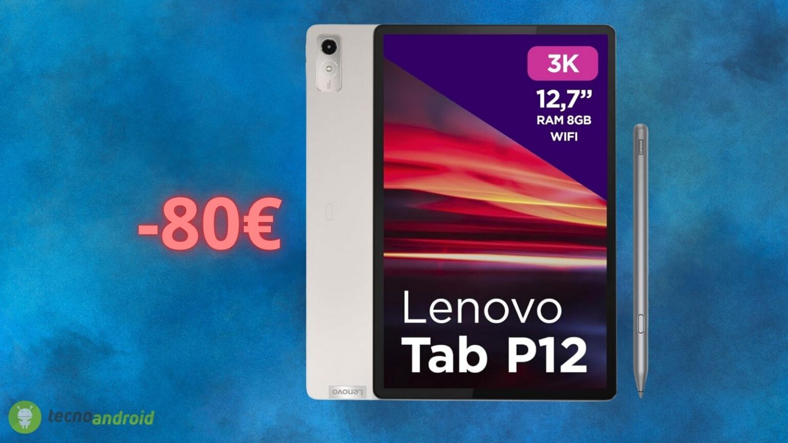 Lenovo Tab P12: OFFERTA Amazon BLACK FRIDAY dal prezzo folle