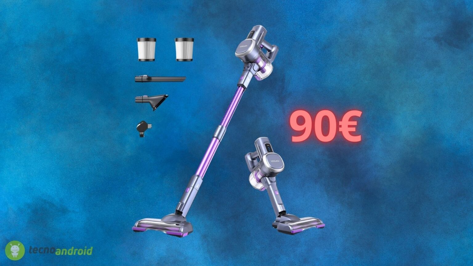 Aspirapolvere in stile DYSON in offerta a 90 euro su AMAZON