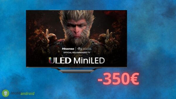 Smart TV Hisense al prezzo più BASSO su Amazon: sconto di 350 euro