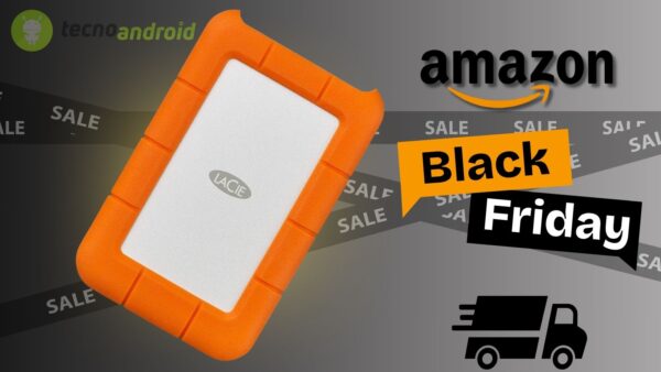 Amazon BLACK FRIDAY: hard disk LaCie Rugged Mini 1TB in MAXI SCONTO