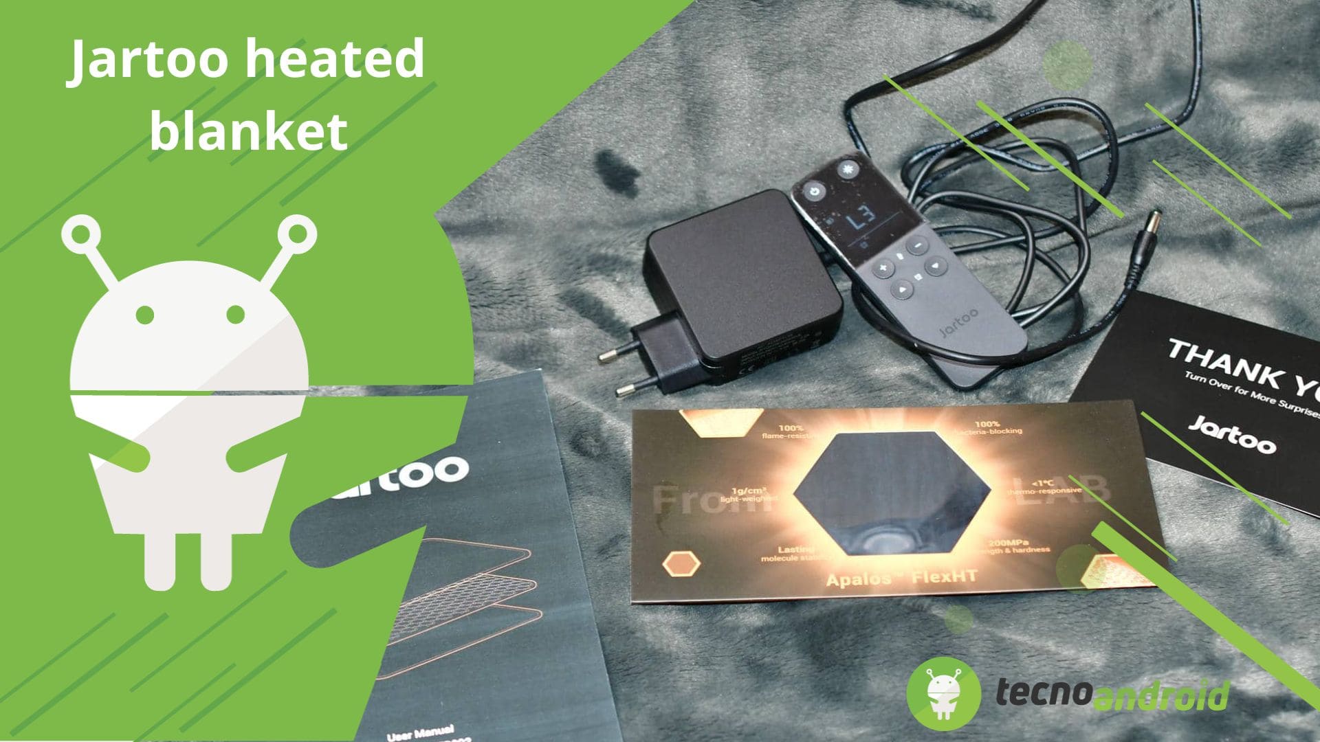 Jartoo Heated Blanket: la coperta riscaldata a infrarossi con nanotubi di carbonio – Recensione